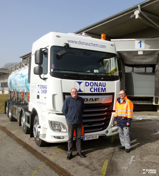 Das neue Mehrkammer-Tankfahrzeug der Donauchem